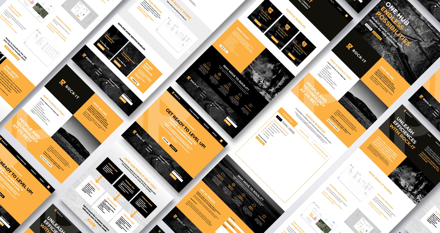 Screenshot of the Rock-IT Cloud website homepage
